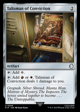 Mtg talisman conviction for sale  SHEFFIELD