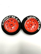 Rodas vintage Tamiya Super Hornet dianteiras laranja e pneus raros de espuma Goodyear comprar usado  Enviando para Brazil