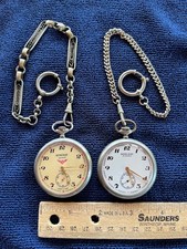 molnija pocket watch for sale  Harrison