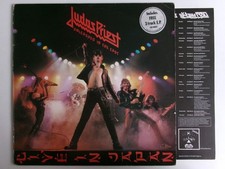 JUDAS PRIEST UNLEASHED IN THE EAST CBS 83852 ROB HALFORD HEAVY METAL INSERT comprar usado  Enviando para Brazil