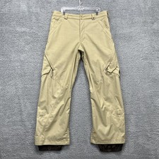 Calça de snowboard Burton masculina XL bronzeada carga impermeável concha esqui cintura ajustável comprar usado  Enviando para Brazil