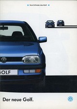 Prospekte golf iii gebraucht kaufen  Maisach
