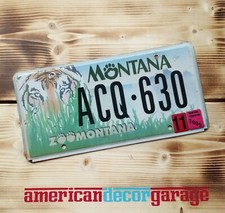 USA Nummernschild/ Kennzeichen/license plate/wildlife"Montana ZooMontana Tiger*, usado comprar usado  Enviando para Brazil