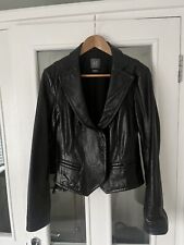 Armani leather jacket for sale  HITCHIN