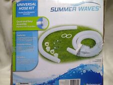 🌊ESTEJA PRONTO!!! Kit de mangueira universal Summer Waves acima de piscinas gr. com mangueiras de 1,25-1,5” comprar usado  Enviando para Brazil