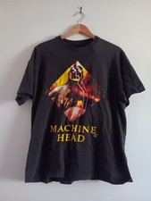 Camiseta Vintage Cabeça de Máquina Uva Azul L Biohazard Slayer Anos 90 Hardcore Nu Metal comprar usado  Enviando para Brazil
