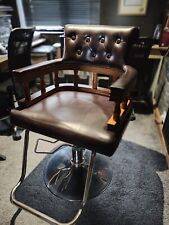 Leather solid barber for sale  UTTOXETER