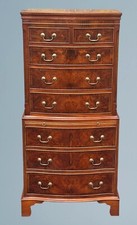 Burr walnut serpentine for sale  CONSETT