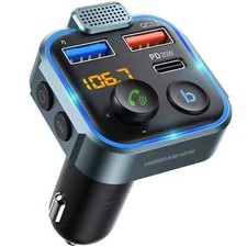 Transmissor Bluetooth 5.3 FM para carro, [PD 20W + QC 3.0] [microfone mais forte... comprar usado  Enviando para Brazil