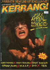 Revista Kerrang 26 de julho de 1984 Motley Crue Metallica WASP DI Duran Yes Malice comprar usado  Enviando para Brazil