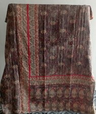 Colcha Kantha vintage retazos india hecha a mano edredón manta de algodón segunda mano  Embacar hacia Mexico