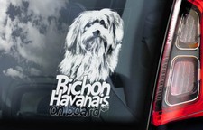 Bichon havanais autocollant d'occasion  Expédié en France