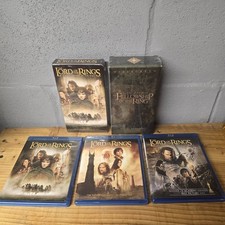 The Lord of the Rings Trilogy Blu-ray Set & Sealed VHS Lot - Extended Edition comprar usado  Enviando para Brazil