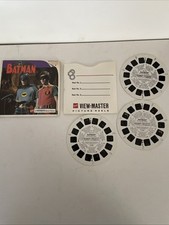 Vintage GAF View-Master BATMAN - B492 - Conjunto de 3 Carretéis com Manga 1966 Pacote comprar usado  Enviando para Brazil