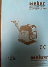 Weber rüttelplatte komplette gebraucht kaufen  Föritztal, Sonneberg
