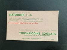 Buvard publicitaire pharmacie d'occasion  Descartes