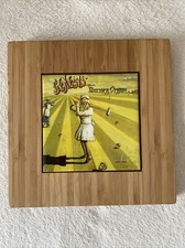 GENESIS Nursery Cryme - Unique Memorabilia Porcelain Wooden Coaster Picture Rare na sprzedaż  Wysyłka do Poland