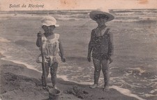 Cartolina saluti riccione usato Cartolina saluti riccione usato  Lugo