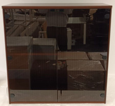 Brown modern vitrine for sale  GREENFORD