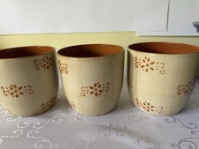 Donica Ceramiczna Ze Wzorem Doniczka Osłonka Na Donicę Lakierowana Wypalana 3szt na sprzedaż  PL