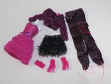 Lote de calças listradas anos 2000 FASHION FEVER pacote BARBIE DOLL ROUPAS ARMÁRIO BOUCLE JACKET comprar usado  Enviando para Brazil
