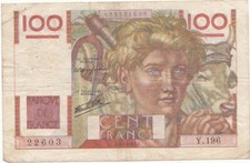 Billet 100 francs d'occasion  Amiens-
