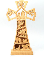 Nativity scene faux for sale  West Winfield