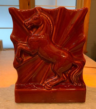 Lâmpada/luz retroiluminada antiga de cerâmica Art Deco para TV/Televisão cavalo comprar usado  Enviando para Brazil