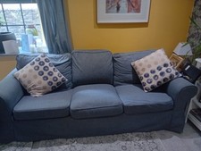 Ikea grey seater for sale  HENGOED