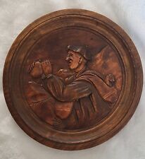 Assiette sculptée bois d'occasion  Montlignon