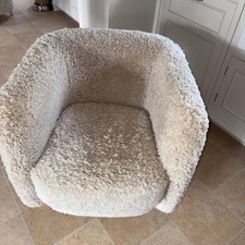 Sheepskin tub chair for sale  CHIPPING NORTON