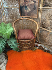 Vintage wicker chair for sale  Shipping to Ireland