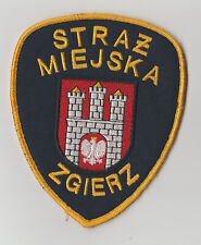Używany, Policja Miejska ZGIERZ -- Straz Miejska -- POLSKA na sprzedaż  Wysyłka do Poland