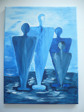 Acrylbild menschen unikat gebraucht kaufen  Bünde