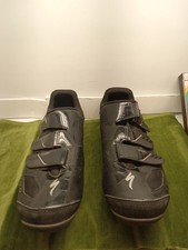 Sapatos masculinos esportivos MTB especializados tamanho UE 43/EUA 9,5 com chuteiras Shimano SM-SH51 comprar usado  Enviando para Brazil