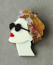 Retro brosche rockabilly gebraucht kaufen  Recklinghausen