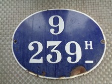 Plaque emaillee ancienne d'occasion  Saintes