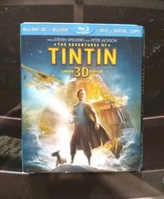 The Adventures of Tintin (Blu-ray 3D/2D/DVD, 2011) With Slipcover - Jamie Bell comprar usado  Enviando para Brazil
