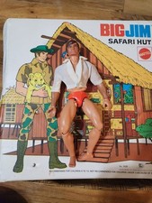 Estojo de transporte e boneco de ação vintage Mattel Big Jim Safari Hut. Caixa faltando comprar usado  Enviando para Brazil