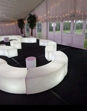 Illuminated curve bench for sale  LEICESTER