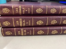 Les Miserables Volume 1-3 by Victor Hugo 1900 ca. Nelson Leather Edition-NM comprar usado  Enviando para Brazil