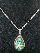 Starfish glitter pendant for sale  Vass