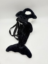 Mochila de pelúcia Killer Whale bolsa de livros Petting Zoo Seaworld Parks Exclusive 24", usado comprar usado  Enviando para Brazil