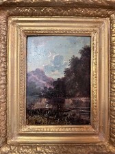 Antique oil painting d'occasion  Expédié en Belgium