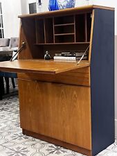 1960s teak bureau for sale  BEDFORD