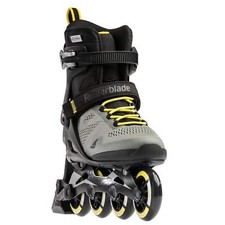 Rollerblade Macroblade 80 ABT adulto fitness em linha prata amarelo desempenho comprar usado  Enviando para Brazil