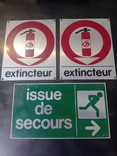 Ancienne plaques extincteur d'occasion  Marines