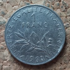 Münze 1 franc gebraucht kaufen  Krefeld