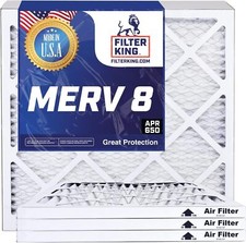 Filtro de ar Filter King 12x30x2 pacote com 4 Merv 8 tamanho real 12 x 30 x 1,75", usado comprar usado  Enviando para Brazil