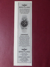1986 pub breitling d'occasion  Expédié en Belgium